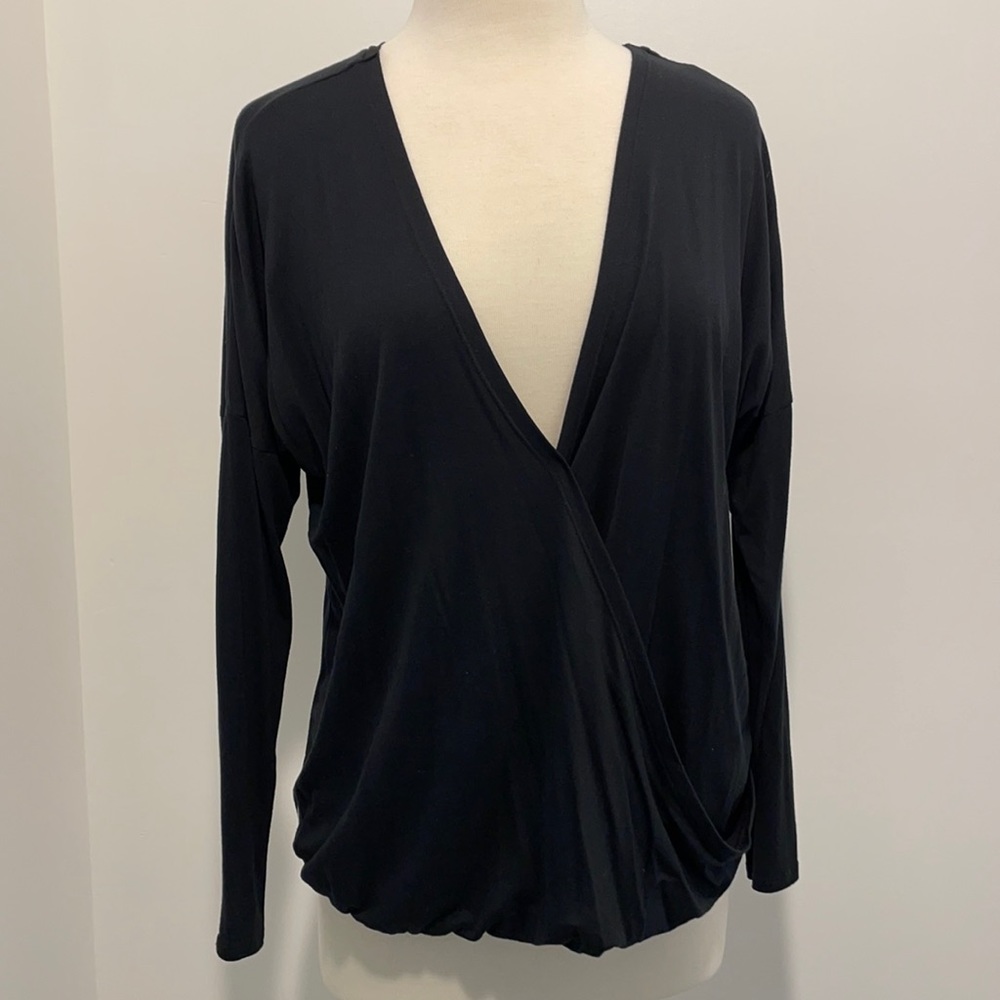 Lole wrap knit top